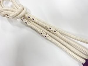 正絹　撚り房　手組み帯締め